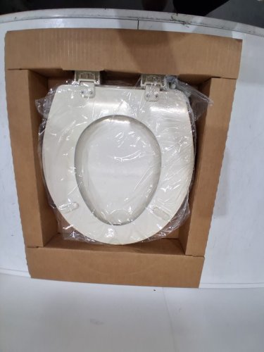 Dometic round Toilet Seat and lid- FOR SELECT RV TOILET MODELS - 14" - bone (model: 385343831) image 3