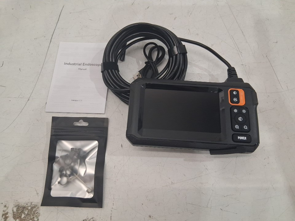 ENDOSCOPE CAMERA WITH LIGHT AND 4.3" IPS SCREEN - 1080P HD - 16.4FT - BLACK (MODEL:C30) image 3