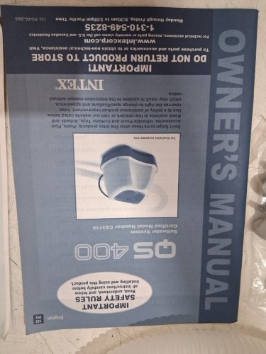INTEX KRYSTAL CLEAR QS500 DIGITAL SALTWATER SYSTEM WITH E.C.O. FOR ABOVE GROUND POOLS UP TO 15000GAL. - 110V-120V/ REQUIRES 700-3000GPH FILTER - GREY/WHITE (MODEL: 26667EG) image 3