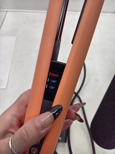 dyson airstrait wet to dry hair straightener - LIMITED EDITION APRICOT/ TOPAZ  (model: ht01) image 7