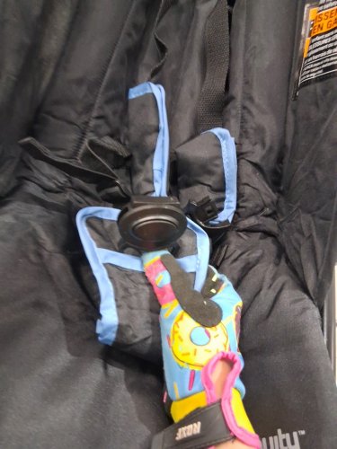 Summer By Ingenuity INFANT 3DMINI CONVENIENCE foldable STROLLER - 45lb cap - BLACK/blue (MODEL: 32643) image 6