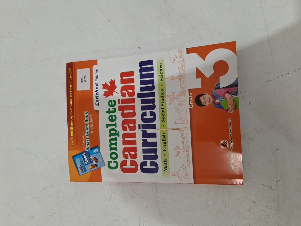 (paperback)  Complete Canadian Curriculum: Grade 3 (Enriched Edition): math/english/science and social studies image 2