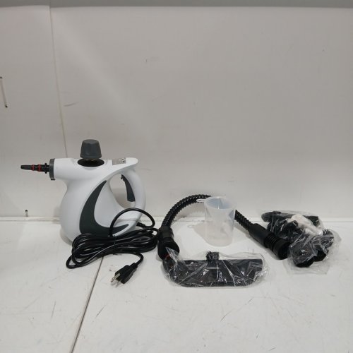 12pc CURMEDI handheld steam cleaner - 250ml - white (Model: tm-399) image 5
