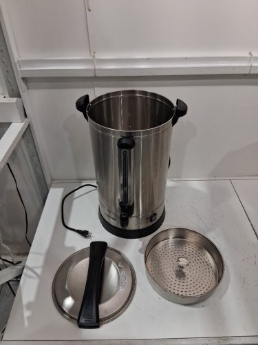 GarveeHome Commerical Coffee Maker/Urn - 120 Cups 18 L/4.8 gaL - Stainless Steel /black - (model:pho_0x3n9wdg) image 5