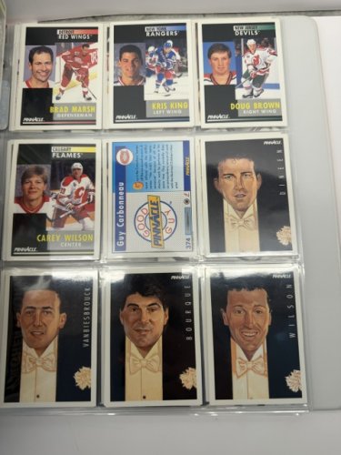 400+ APPROX ASSSTD PINNACLE 1991 HOCKEY NHL CARDS image 13