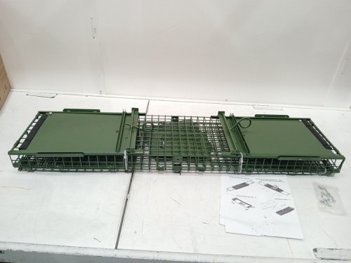 HUMANE live ANIMAL TRAP with 2 doors - 39"x11.5"x16" - green image 3