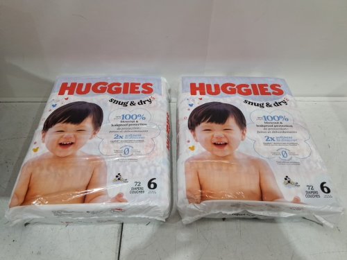 144PK HUGGIES SNUG AND DRY BABY DIAPERS - SIZE 6 - MICKEY MOUSE(model: 56414) image 3