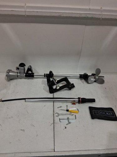 acouto electric outboard trolling motor shaft **motor not included** -3ft - grey image 2