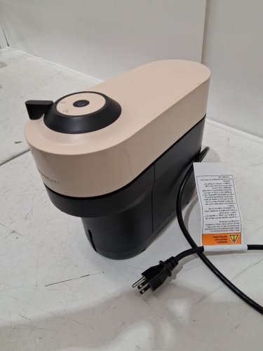 NESPRESSO VERTUO POP+ DELUXE BY DELONGHI SINGLE SERVE COFFEE & ESPRESSO MACHINE - BEIGE/black (MODEL: env92BE) image 4