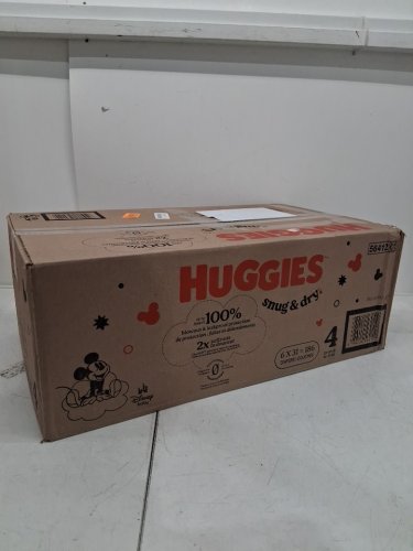 186PK HUGGIES SNUG AND DRY DIAPERS - SIZE 4 (22-37LB) - DISNEY MICKEY MOUSE (MODEL: 56412) image 2