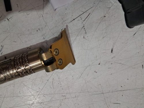 6PC vintage t9 rechargeable wet/dry shaver / body groomer - metal/gold/buddha (model : B0D88KK7YL) image 4