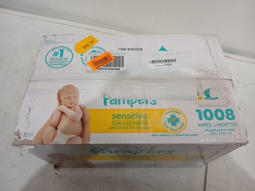 1008PK Pampers Sensitive fragrance Free baby wipes image 3