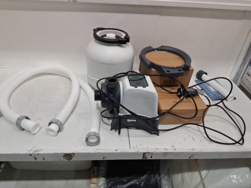 INTEX SX2100 KRYSTAL CLEAR SAND FILTER PUMP FOR ABOVE GROUND POOLS - 2100GPH - WHITE/GREY (MODEL: SFW80110/SX2100) image 3