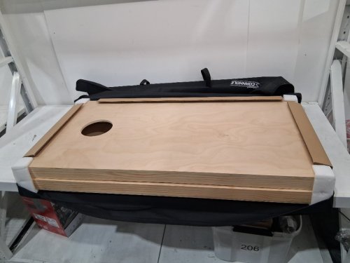 GoSports Regulation Size Wooden Cornhole Set with carry case - 4FT x 2FT - Natural wood finish (Model: CH-02-WS-NATURAL) image 4