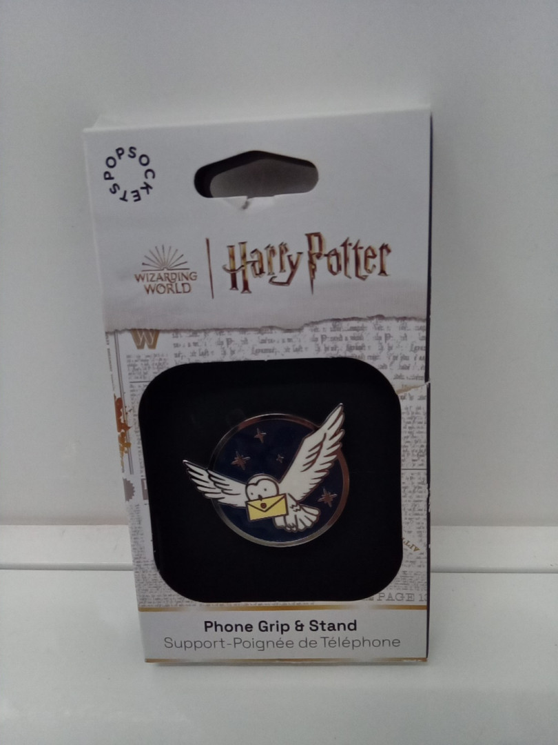 PopSockets Harry Potter Adhesive Phone Grip and Stand with Swappable Top - Enamel Hedwig image 2