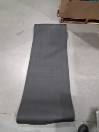 AMAZON BASICS EXTRA THICK ANTI-TEAR YOGA EXERCISE MAT WITH CARRY STRAP - 74" X 31" X 1/2" - BLACK (MODEL: YM2001) image 3