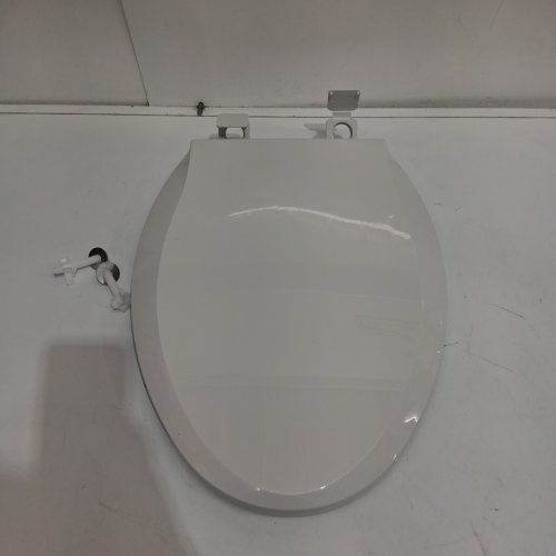 GARVEE Elongated Soft Close Toilet Seat Cover / Lid - 17" - white (Model: PHO-0R8LA399) image 2