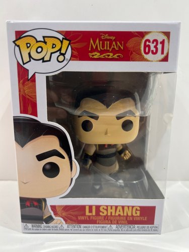 Funko pop! Disney mulan -  li shang vinyl figure (#631) image 2