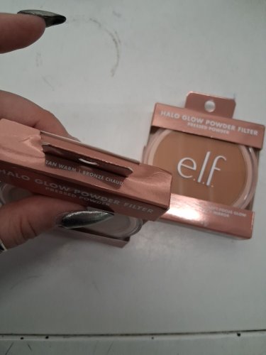 2PK E.L.F HALO GLOW powder filter pressed powder - medium warm -10g/each image 3