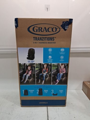GRACO C20 TRANZITIONS 3-IN-1 HARNESS BOOSTER CAR SEAT - 100LBS MAX/CAP - BLACK (MODEL: 2035724) image 2