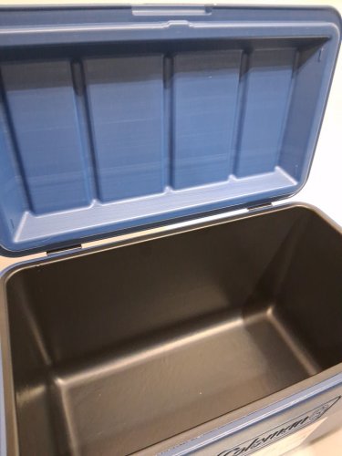 coleman chiller series templock Insulated Portable Cooler WITH HANDLES - 48QT - navy (model: 2226955) image 5