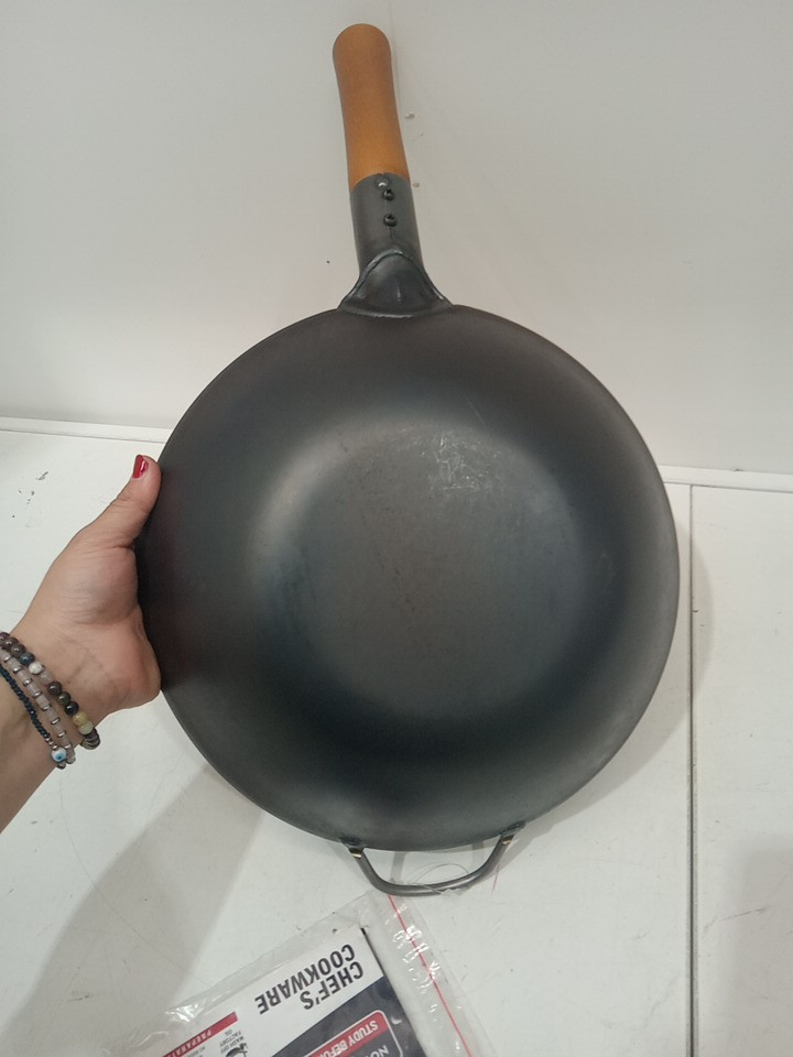 YOSUKATA Carbon Steel skillet - 11.8" - black image 6