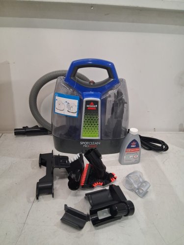 BISSELL SPOTCLEAN PROHEAT 3-IN-1 PREMIER CARPET/UPHOLSTERY CLEANER - BLUE/GREY (MODEL: 2694B) image 3