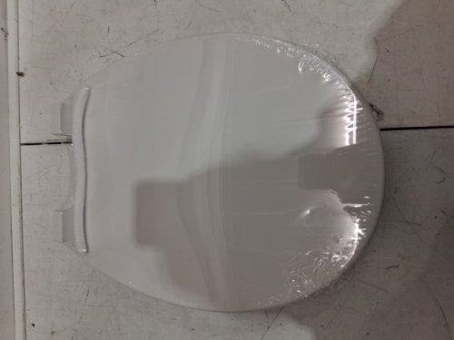 garvee Round Toilet Seat with Slow Soft Close - 17" - white - (model: pho_161czrq9) image 3