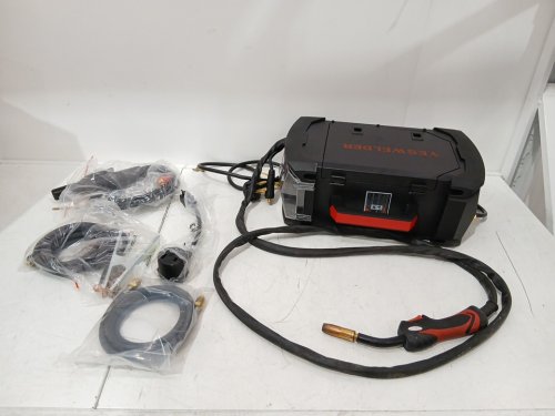 Yeswelder Gas Gasless Multiprocess MIG/Flux Cored/Lift TIG/Stick ARC Welder - 160A - Dual Voltage 110V/220V - Black/Red (Model: MIG-160) image 3