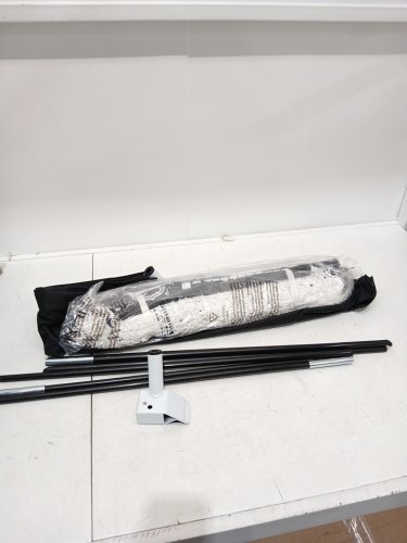 FRANKLIN SPORTS NHL HOCKEY GOAL BACKSTOP NET FIBERTECH STREET HOCKEY NETTING - LARGE SIZE 12FT X 7FT - black/White image 3