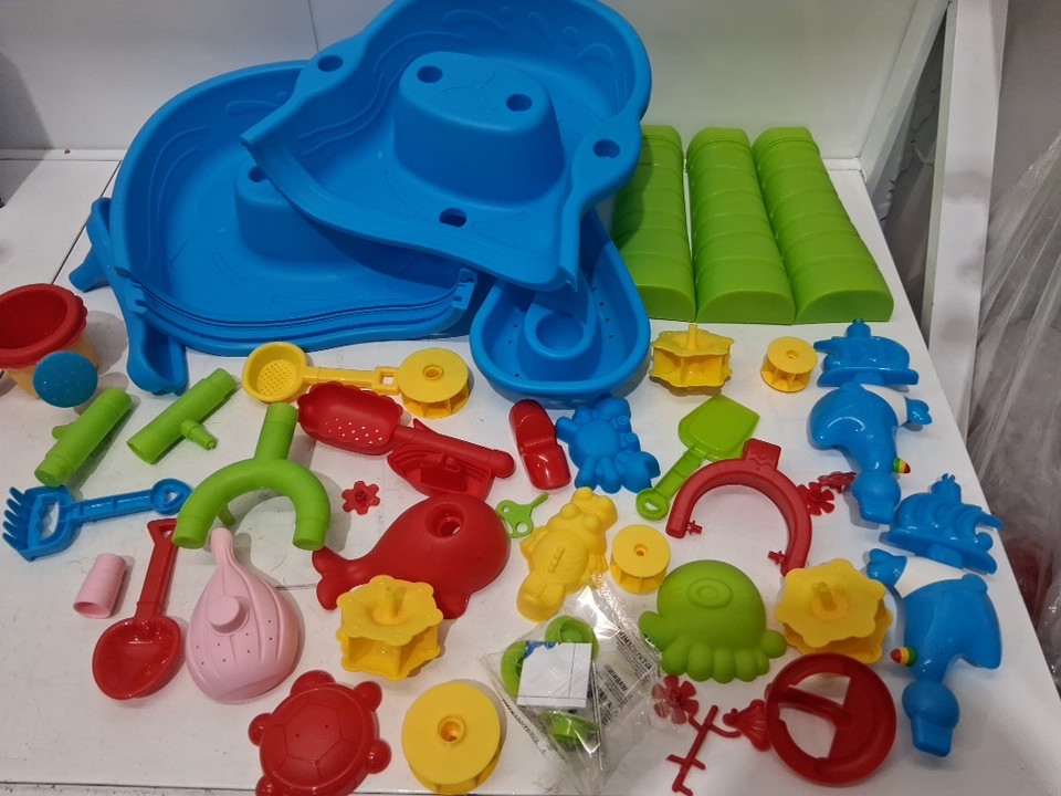 Sensory Play beach toy water Table - 32" x 25" - multicolor (model: 9390) image 2
