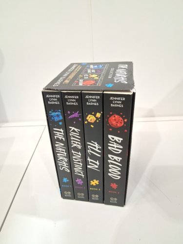 (paperback) 4pc the naturals complete series box set collection (the naturals, killer instinct, all in, bad blood) by jennifer lynn barnes image 2