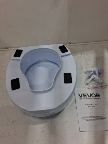 RAISED TOILET SEAT RISER - 4" RAISED - WHITE - (MODEL: FBL760600) image 4