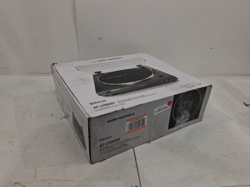 AUDIO-TECHNICA FULLY AUTOMATIC BELT-DRIVE STEREO TURNTABLE with bluetooth connection and usb - Black (model: at-lp60xbt-usb) image 13
