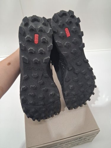 women's inov8 mudtalon trail & fell running shoes - size 11.5 - black (Style : 001144-bk) image 4