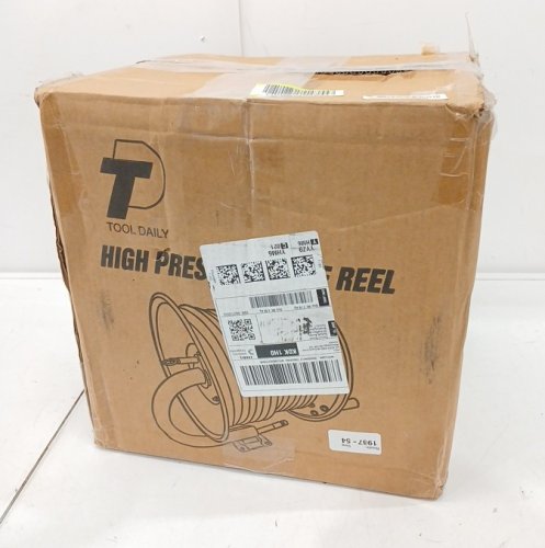 Tool Daily Pressure Washer Hose Reel - 150 FT - black (model: JT087-2) image 2