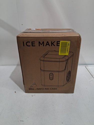 EUHOMY Pearl L1 Portable Nugget Ice Maker Countertop - 35lbs capacity - stainless steel (model: IM013-NSI-CAEH) image 2