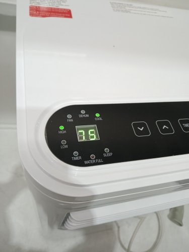 GARVEE 3-IN-1 Portable Air Conditioner with Dehumidifier AND Fan - COVERS UPTO 350 SQ.FT - 8000BTU - WHITE (MODEL: npld3-05c/x1e) image 3