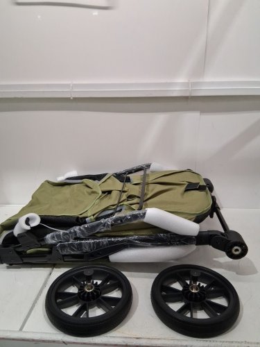 aopec   Folding Pet/dog Stroller with Dual Entry - 70LB max - green image 3