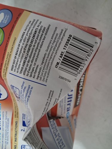 250PK Kirkland Signature UltraSoft Premium Fabric Softener Sheets image 3
