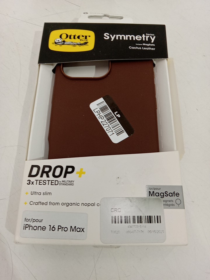 OtterBox Symmetry Series Cactus Leather iPhone 16 PRO MAX FOR MagSafe - BROWN image 2