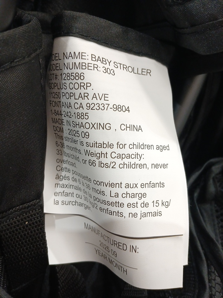 BABY JOY Double Twin Stroller With Cupholder - Black (Model: 303) image 8