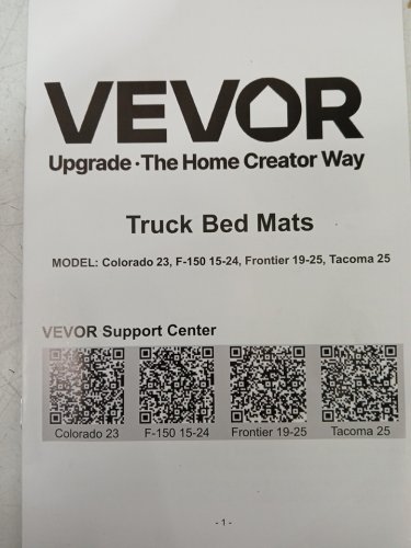 utility Truck Bed Mat Compatible with 2015-2024 Ford F150- black image 3