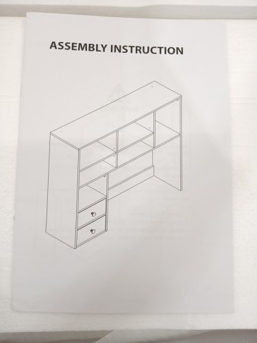 3-Tier Storage Desktop Bookshelf - 31" x 37" x 10" - White (Model: RBDH2DWH) image 8