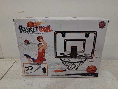 TOURNAMENT BASKETBALL COMPETITIONS Basketball Hoop Over The Door/Wall Mounted Set with DIGITAL SCORE KEEPER - 14" - MULTICOLOUR (MODEL: CX40C-1) image 2