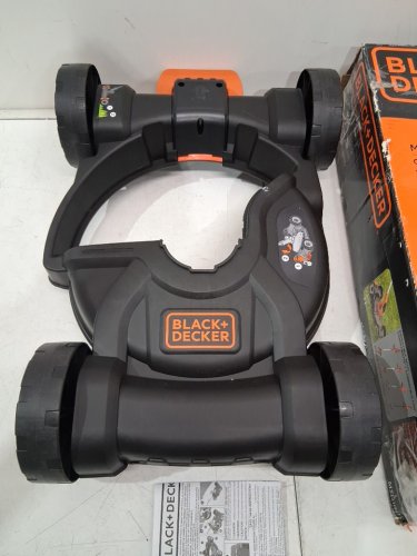 BLACK+DECKER Lawn Mower Removable Deck for String Trimmer - fits 12" trimmer - black (MODEL: MTD100) image 3