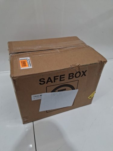Anti-Theft Digital Security Safe Box With Programmable Keypad & Spare Keys -1.2CU.FT - BLACK image 2