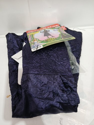 3PC GIRLS DISGUISE WICKED ELPHABA DELUXE COSTUME - SMALL 4/6 - PURPLE image 2