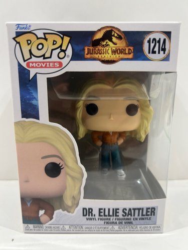 Funko pop! Movies: Jurassic world - dr. Ellie sattler vinyl figure (#1214) image 2