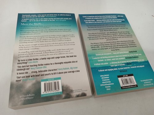 2 Assorted (Paperback) Crime Mystery Novels: Tombstoning & A Dark Matter by Doug Johnstone image 3